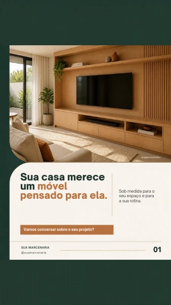 Versão da arte no formato vertical de story